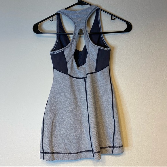 LULULEMON gray striped Circuit tank top 4 - Picture 6 of 9